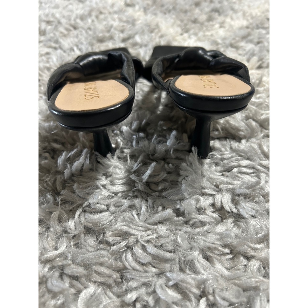 Stuart Weitzman Playa Knot 50 Heel in Black sz 7 - Picture 3 of 6